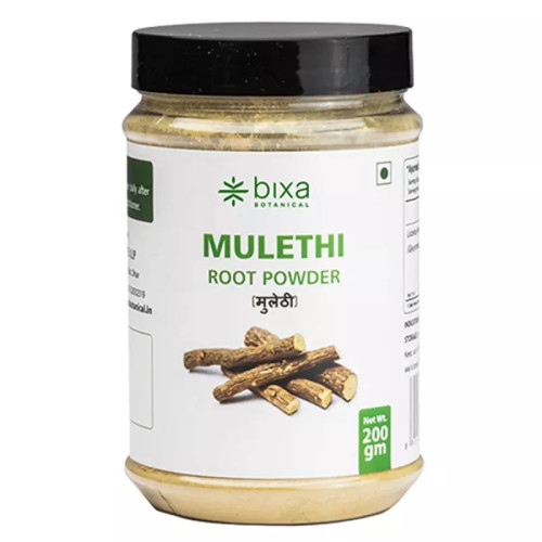 Bixa Botanical Mulethi Root Powder Glycyrrhiza Glabra (200g)
