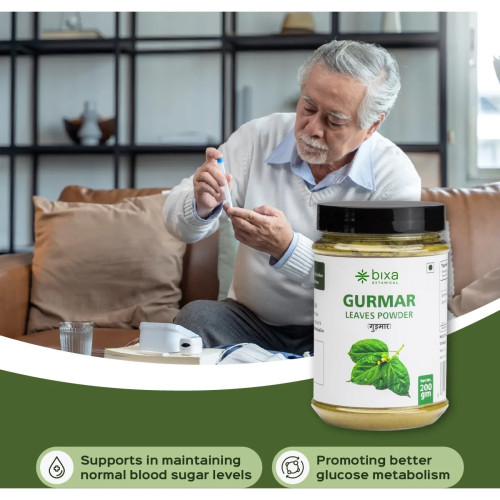 Bixa Botanical Gurmar Leaves Powder Gymnema Sylvestre (200g)