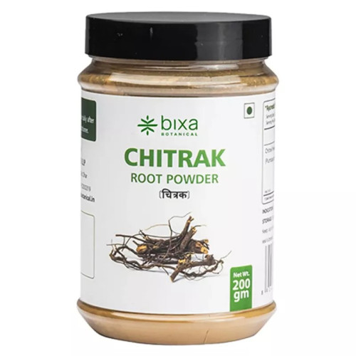 Bixa Botanical Chitrak Root Powder Plumbago Zeylanica (200g)