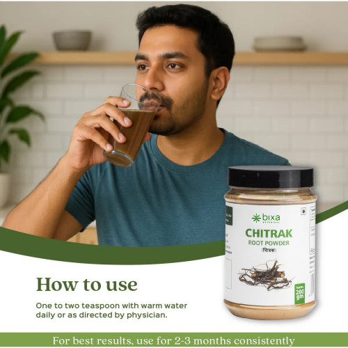 Bixa Botanical Chitrak Root Powder Plumbago Zeylanica (200g)