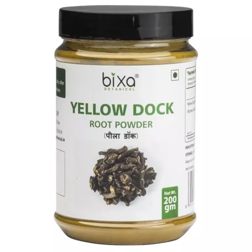 Bixa Botanical Yellow Dock Root Powder Rumex Crispus (200g)