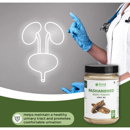 Bixa Botanical Pashanbhed Root Powder Saxifraga Ligulata (200g)