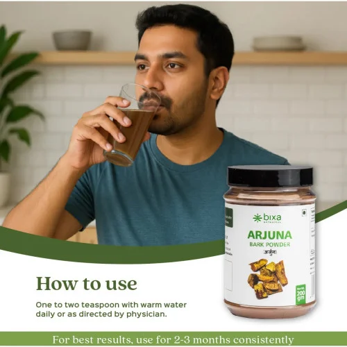 Bixa Botanical Arjuna Bark Powder Terminalia Arjuna (200g)