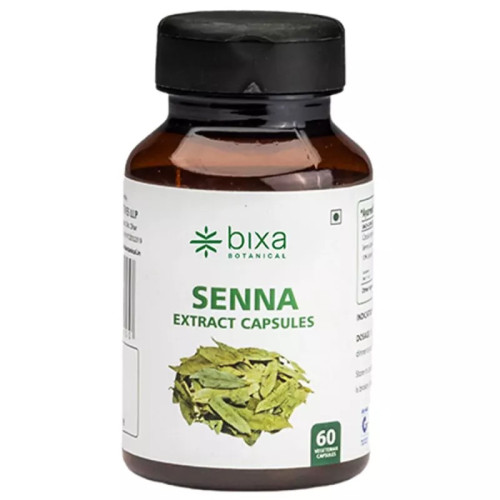Bixa Botanical Indian Senna Extract Veg  Capsules (450Mg) 10% Sennoside (60 Capsules)