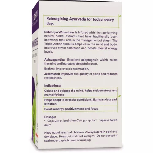 Siddhayu Winostress  Capsules (60 Capsules)
