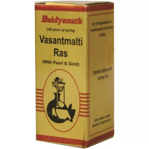 Baidyanath (Nagpur) Vasant Malti Ras With Gold (5 Tablets)