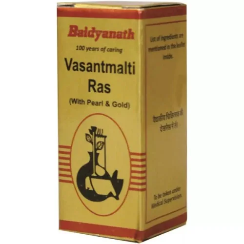 Baidyanath (Nagpur) Vasant Malti Ras With Gold (5 Tablets)