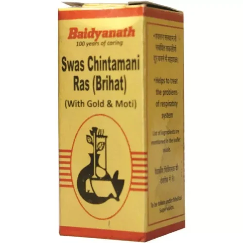 Baidyanath (Nagpur) Swas Chintamani Ras (5 Tablets)