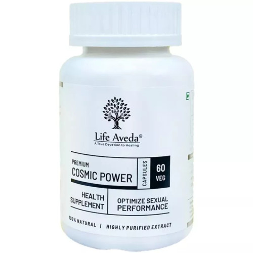 Life Aveda Premium Cosmic Power (500Mg) Veg  Capsules (60 Capsules)