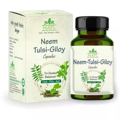Mapl Neem Giloy Tulsi  Capsulesule (60 Capsules)