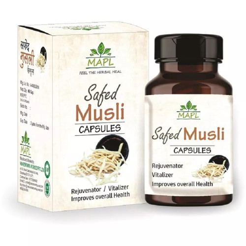 Mapl Safed Musli  Capsulesule (60 Capsules)