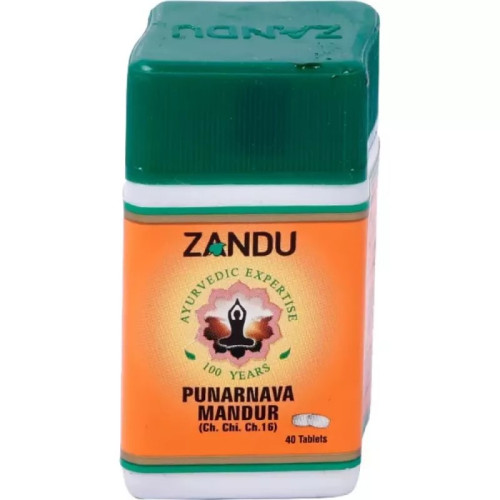 Zandu Punarnava Mandur (40 Tablets)