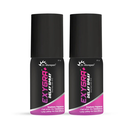 Dr Morepen Exygra+ Delay Stamina Booster Spray For Men (20g, Pack of 2)