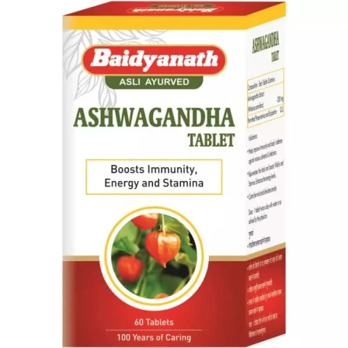 Baidyanath (Nagpur) Ashwagandha  Tablet (60 Tablets)