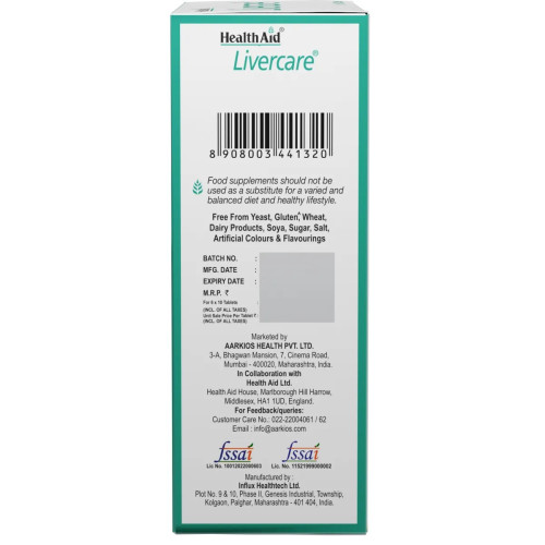 HealthAid Livercare (Prolonged Release)  Tablets (60 Tablets)