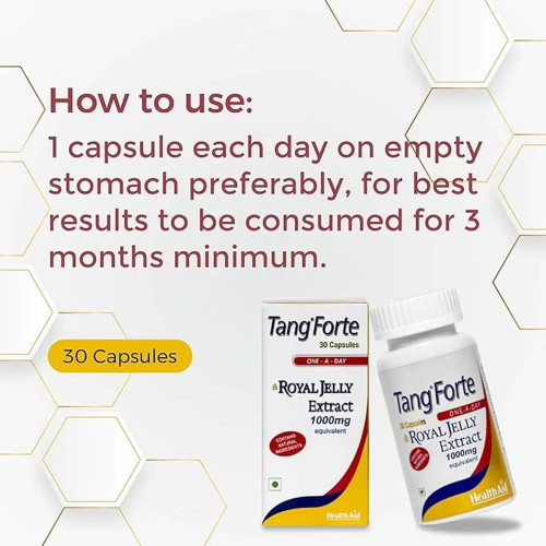 HealthAid Tang Forte (Royal Jelly 1000Mg)  Capsules (30cap)