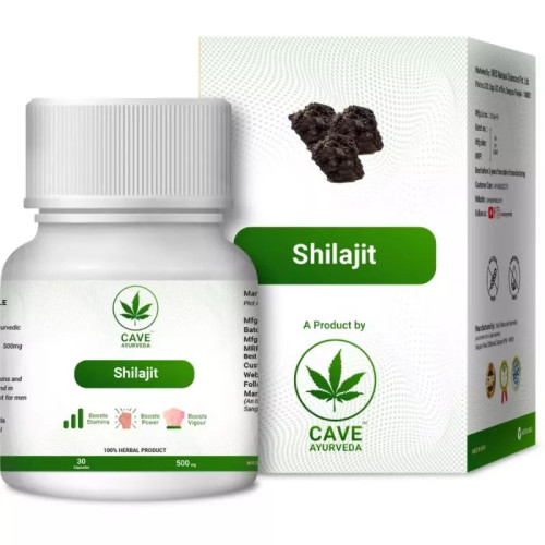 Cave Ayurveda Shilajit 500Mg (30 Capsules)