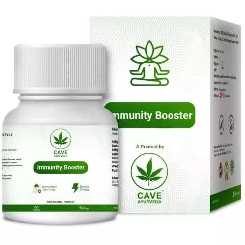 Cave Ayurveda Immunity Booster 500Mg (60 Capsules)