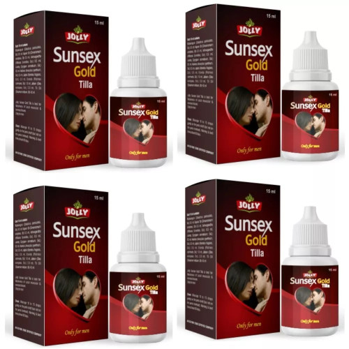 Jolly Sunsex Gold Oil (15ml, Pack of 4)