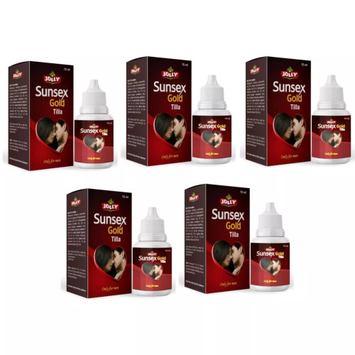 Jolly Sunsex Gold Oil (15ml, Pack of 5)