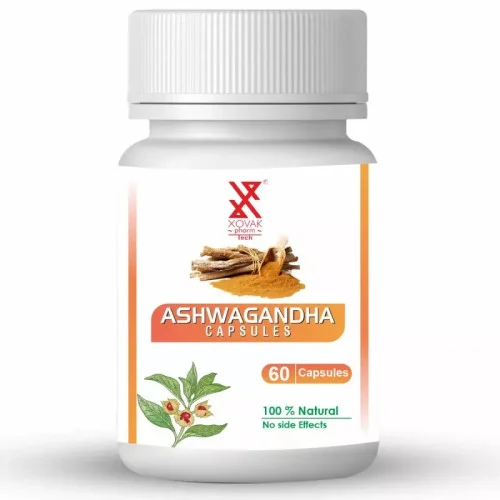 Xovak Pharma Tech Ashwagandha  Capsules (60 Capsules)