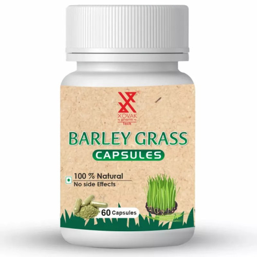 Xovak Pharma Tech Barley Grass  Capsules (60 Capsules)