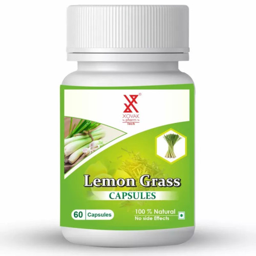 Xovak Pharma Tech Natural & Herbal Lemon Grass  Capsules (60 Capsules)