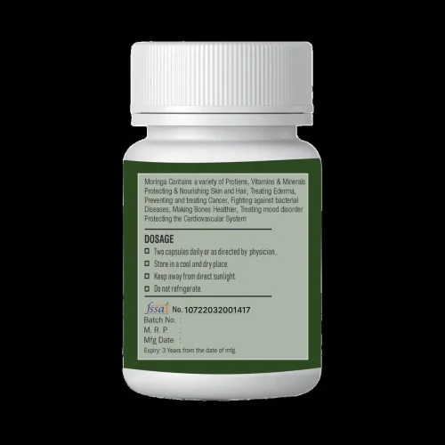 Xovak Pharma Tech Moringa  Capsules (60 Capsules)