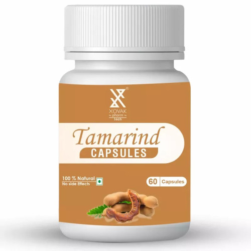 Xovak Pharma Tech Natural & Herbal Tamarind  Capsules (60 Capsules)