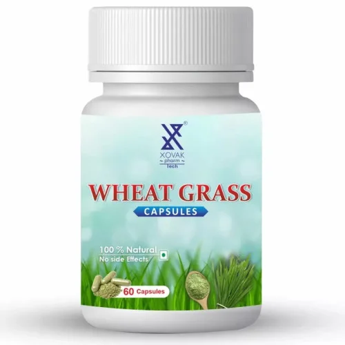 Xovak Pharma Tech Wheat Grass  Capsules (60 Capsules)