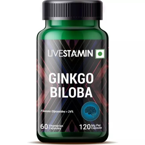 Livestamin Ginkgo Biloba (60 Capsules)