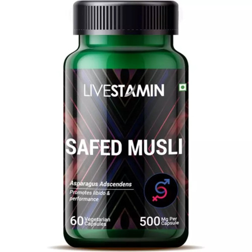 Livestamin Safed Musli (60 Capsules)