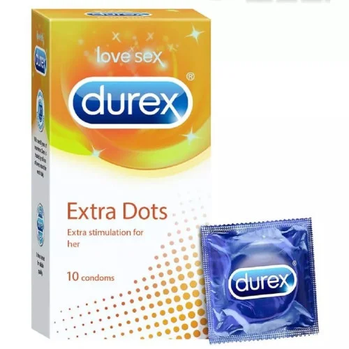 Durex Extra Dots Condoms (10pcs)
