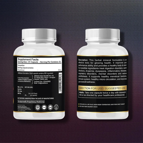 Nutra First Pure Shilajit Extract  Capsules (60 Capsules)