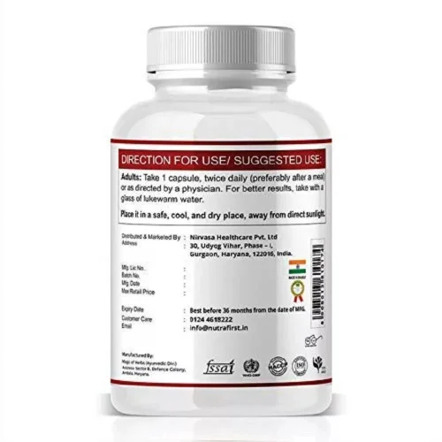 Nutra First Safed Musli Extract  Capsules (60 Capsules)