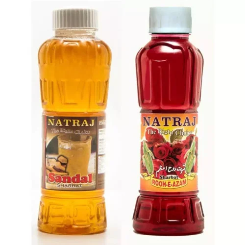 Natraj Sandal & Rooh-E-Azam Sharbat Combo (Each 750ml) (1Pack)