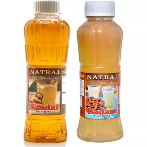 Natraj Sandal & Badam Sharbat Combo (Each 750ml) (1Pack)