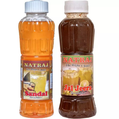 Natraj Sandal & Jaljeera Sharbat Combo (Each 750ml) (1Pack)