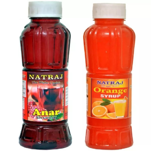 Natraj Anar & Orange Sharbat Combo (Each 750ml) (1Pack)