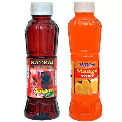 Natraj Anar & Mango Sharbat Combo (Each 750ml) (1Pack)