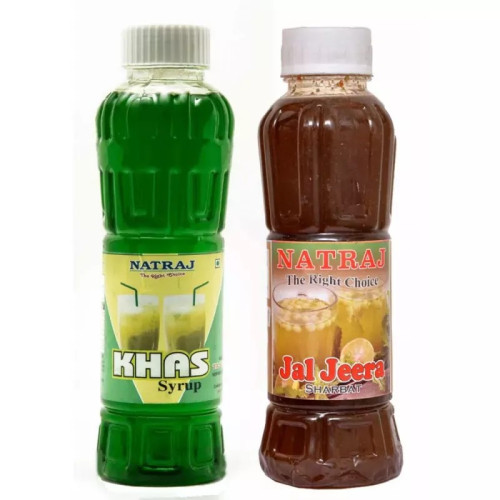 Natraj Khas & Jaljeera Sharbat Combo (Each 750ml) (1Pack)