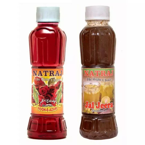 Natraj Rooh-E-Azam & Jaljeera Sharbat Combo (Each 750ml) (1Pack)