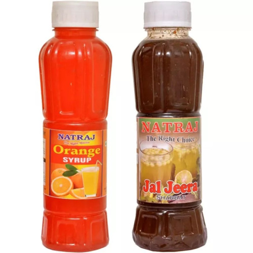 Natraj Orange & Jaljeera Sharbat Combo (Each 750ml) (1Pack)