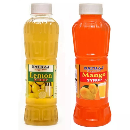 Natraj Lemon & Mango Sharbat Combo (Each 750ml) (1Pack)