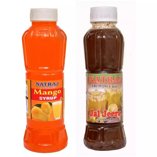 Natraj Mango & Jaljeera Sharbat Combo (Each 750ml) (1Pack)