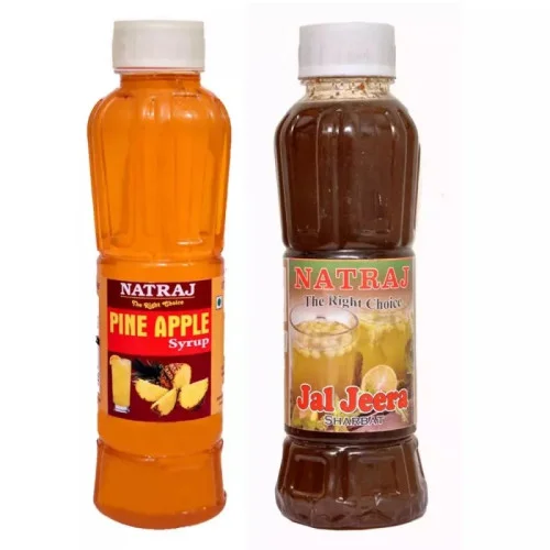 Natraj Pineapple & Jaljeera Sharbat Combo (Each 750ml) (1Pack)