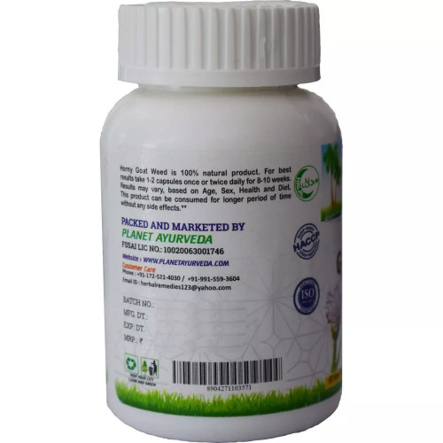 Planet Ayurveda Horny Goat Weed (60 Capsules)