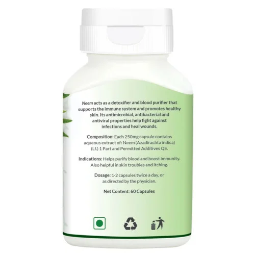 Pravek Neem  Capsules (60 Capsules)