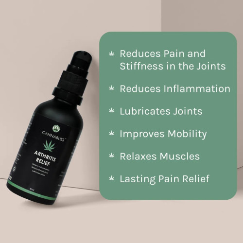 India Hemp Organics Cannabliss Arthritis Relief (50ml)