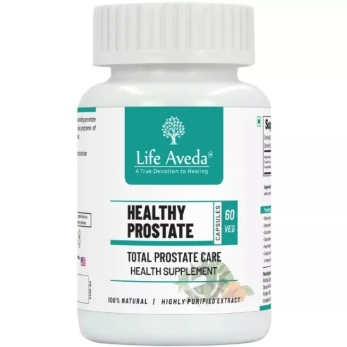 Life Aveda Premium Healthy Prostate (500Mg) Veg  Capsules (60 Capsules)